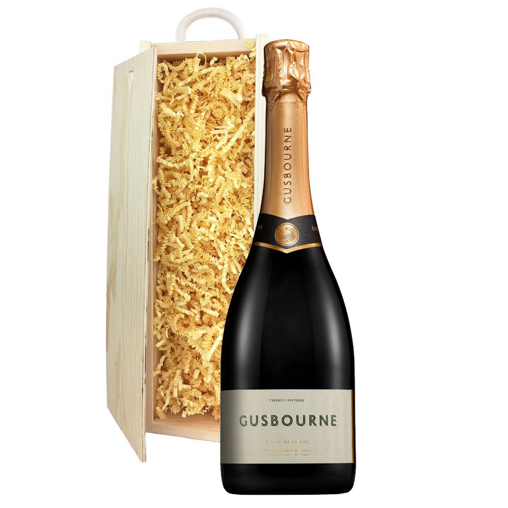 Gusbourne Brut Reserve ESW 75cl In Pine Gift Box